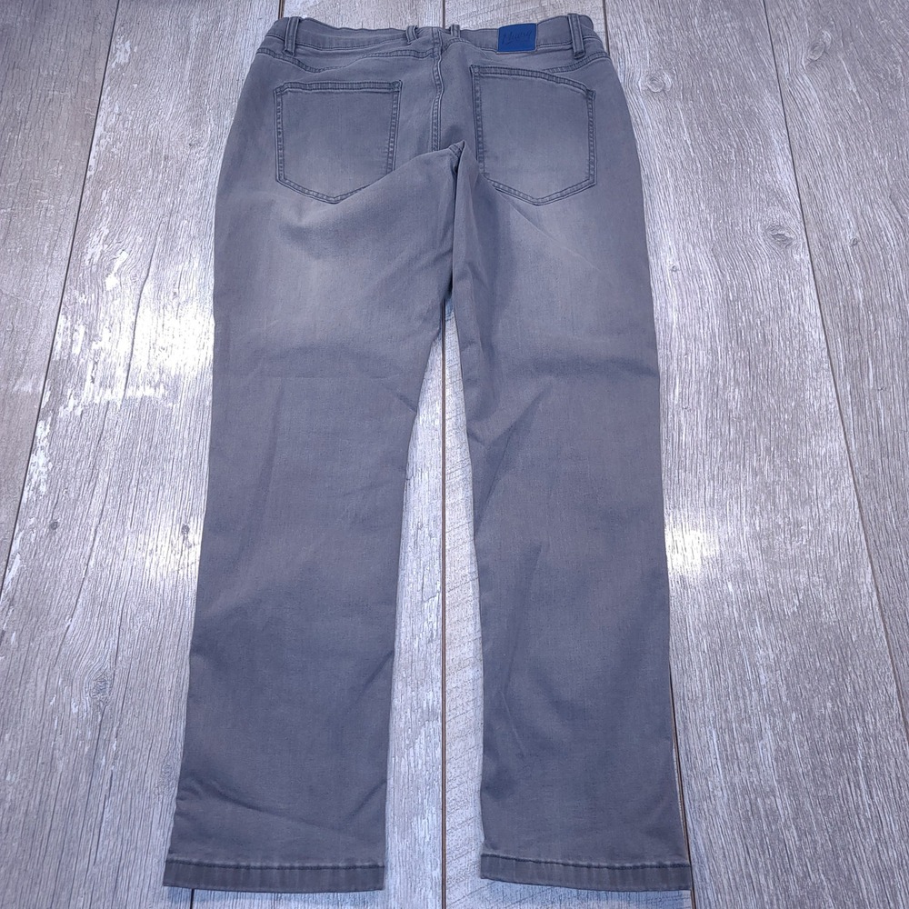 Mugsy Jeans Beans Pants Mens 33x30 Grey Stretch Denim Slim Tapered Leg - Picture 3 of 9